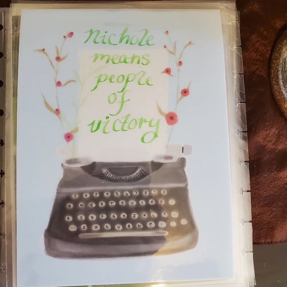 Homemade cover for your Classic size Disc Bound Planner Nichole